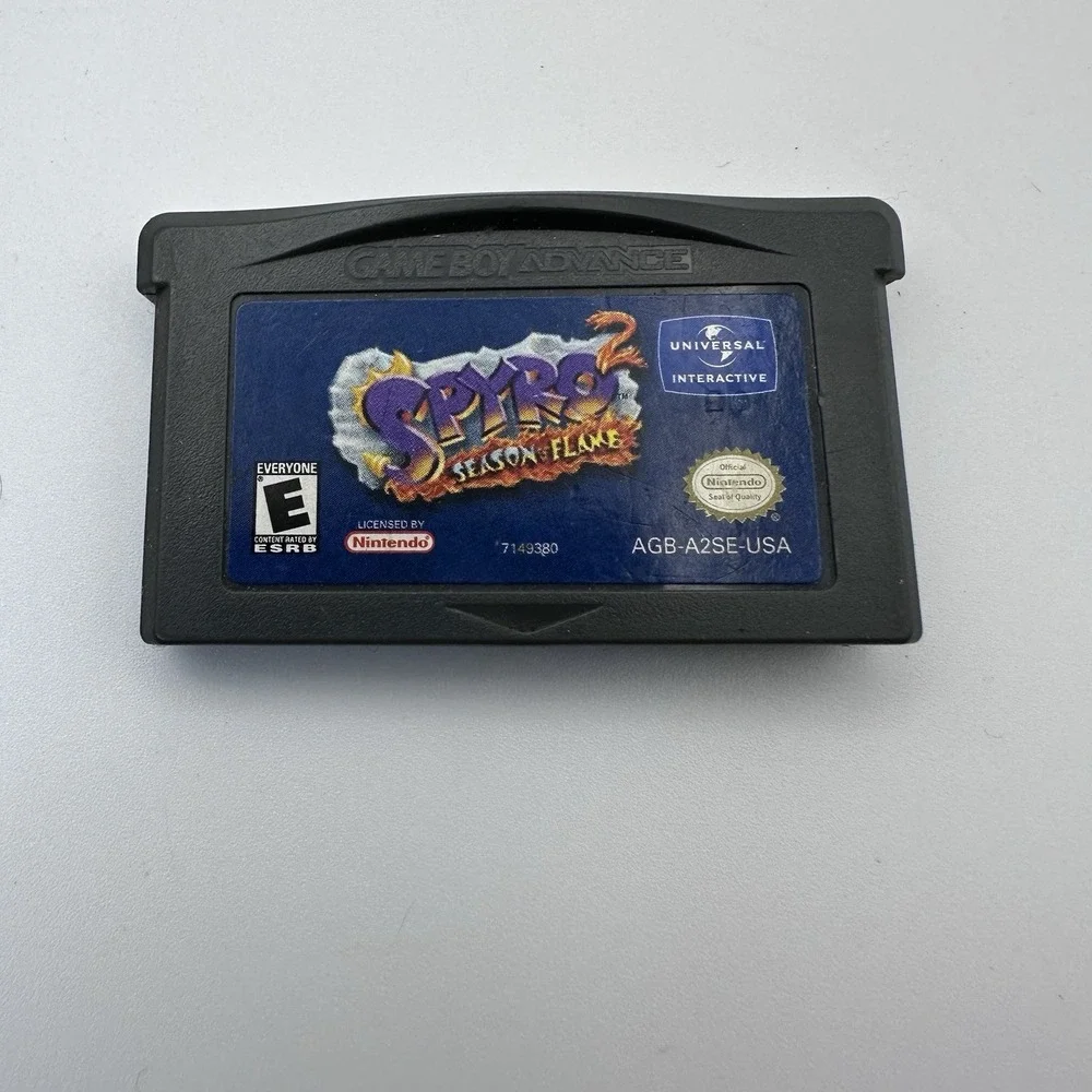 Spyro 2: Season of Flame Nintendo Game Boy Advance GBA AGB-A2SE-USA Authentic
